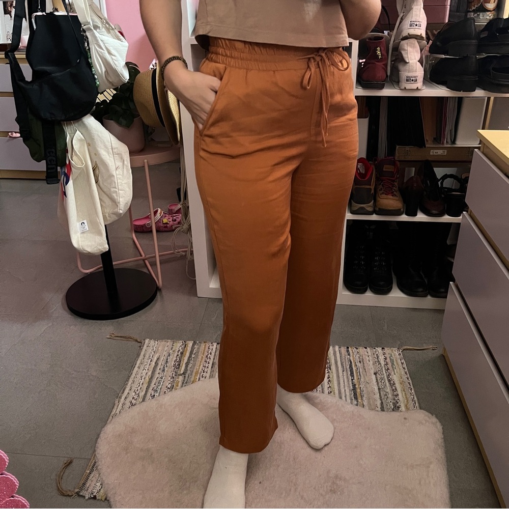 Women's Rust Orange Pants